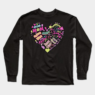 MOM: You're the heart of our Family Long Sleeve T-Shirt